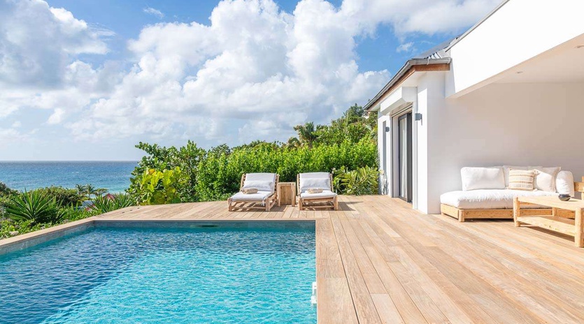 Villa Pool at WV CUT, Toiny, St. Barthelemy