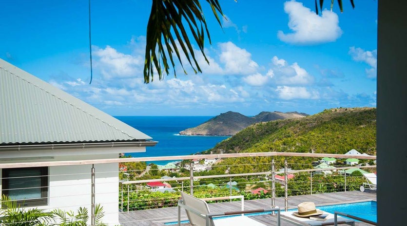 Deck at WV LUM, Flamands, St. Barthelemy