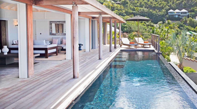 Villa Pool at WV PIN, Pointe Milou, St. Barthelemy