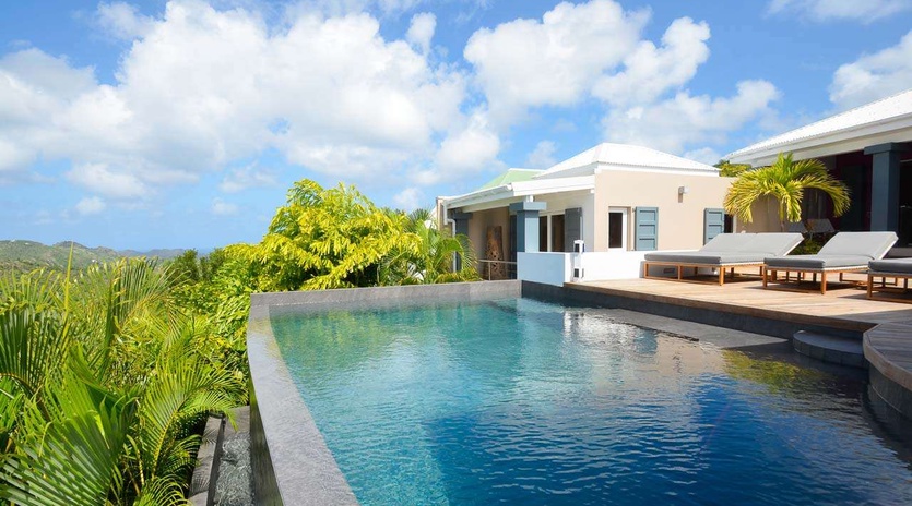 Villa Pool at WV VLC, Lurin, St. Barthelemy