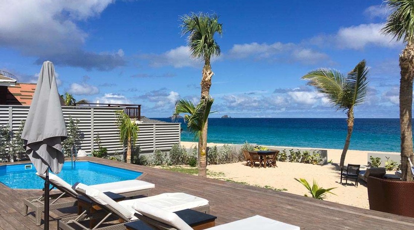 The view from WV VMG, Flamands Beach, St. Barthelemy