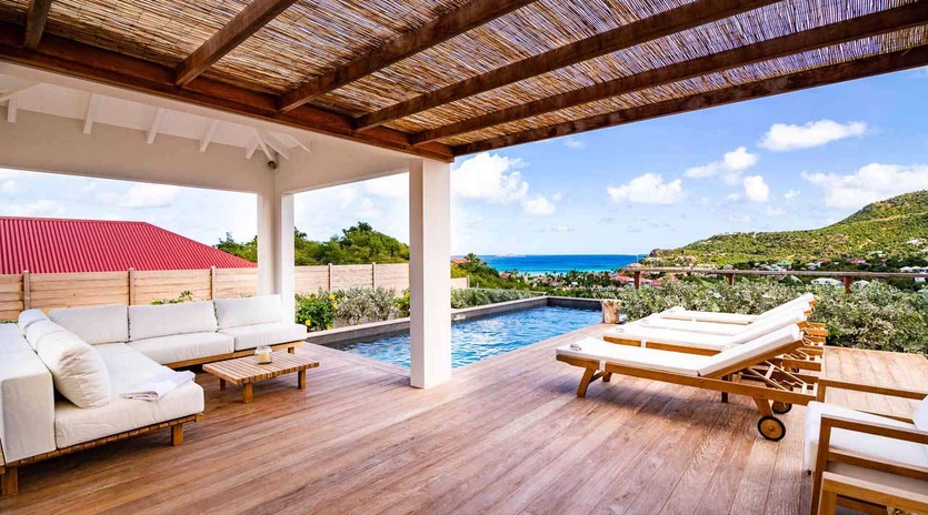 Terrace at WV APE, St. Jean, St. Barthelemy
