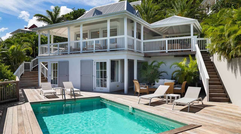 Villa Pool at WV ART, Flamands, St. Barthelemy