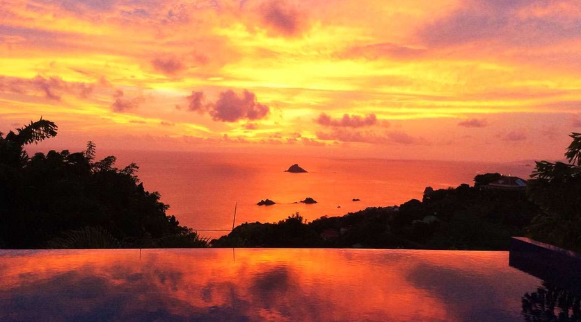 The view from WV VLC, Lurin, St. Barthelemy