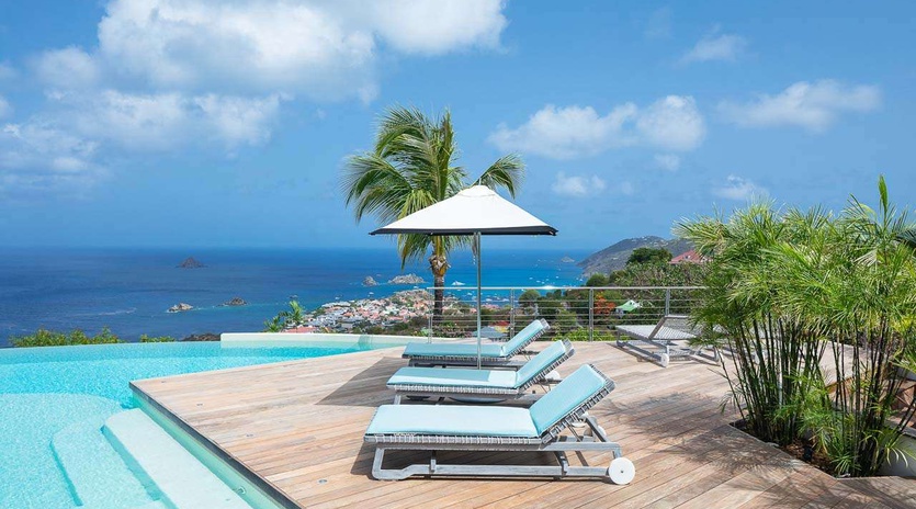 Villa Pool at WV BSN, Lurin, St. Barthelemy