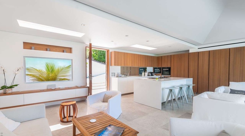Interior of WV CBA, Grand Cul de Sac, St. Barthelemy