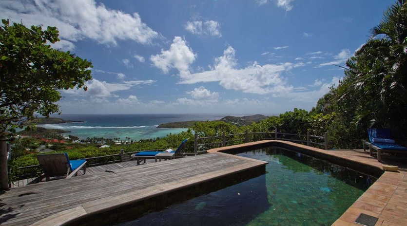 Villa Pool at WV KDY, Marigot, St. Barthelemy
