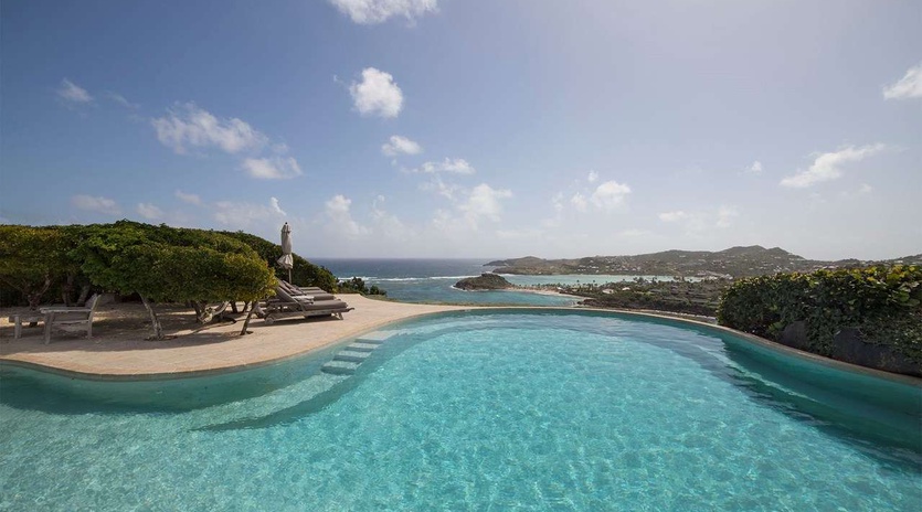 Villa Pool at WV JAY, Mont Jean, St. Barthelemy
