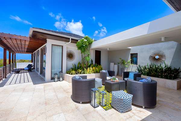 Terrace at AXA KAM1, Little Harbour, Anguilla