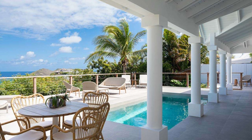 Villa Pool at WV HBV, Flamands, St. Barthelemy