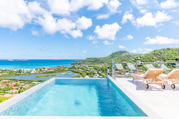 Villa Pool at WV VOB, St. Jean, St. Barthelemy