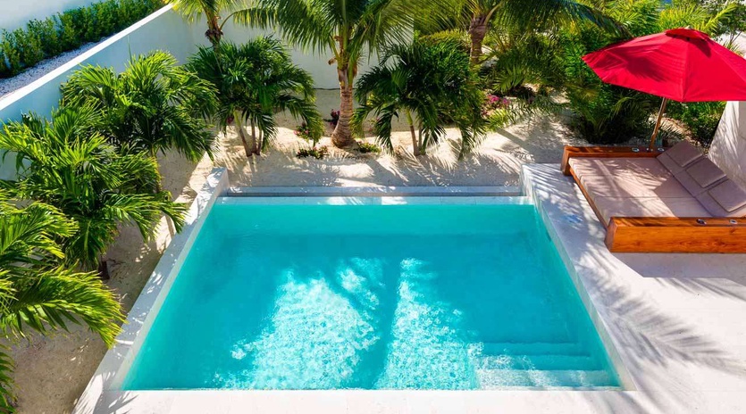 Villa Pool at PL SUG, Grace Bay Turtle Cove, Turks & Caicos