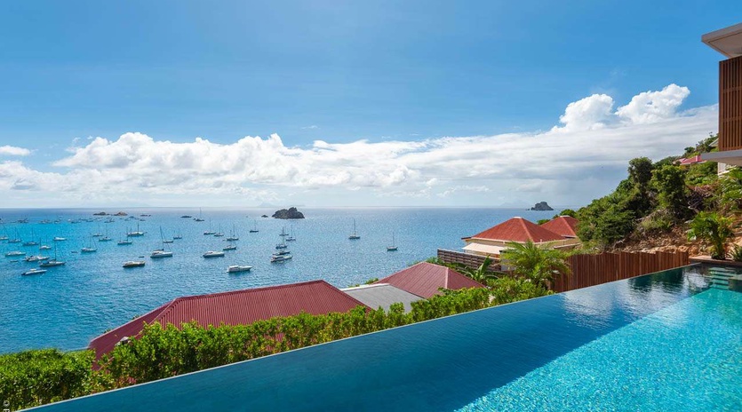 Villa Pool at WV BCA, Corossol, St. Barthelemy