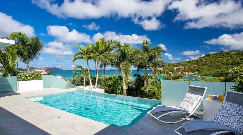 Villa Pool at WV SAX, St. Jean, St. Barthelemy