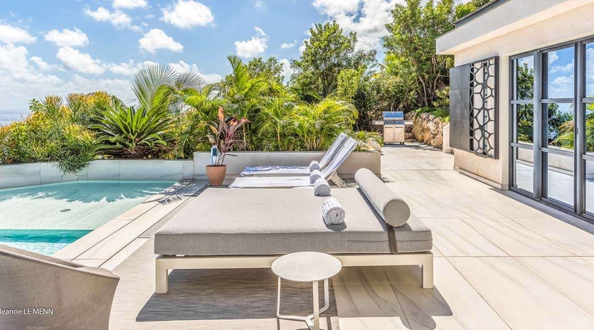 Patio at WV RSD, Vitet, St. Barthelemy