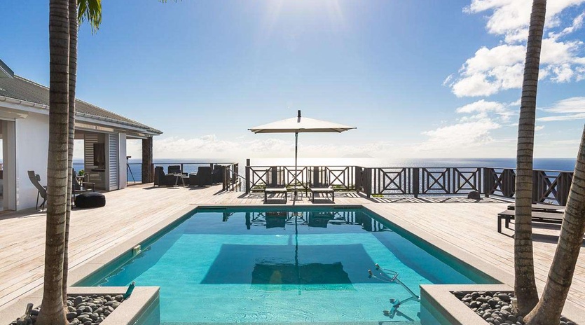Villa Pool at WV MER, Gouverneur, St. Barthelemy