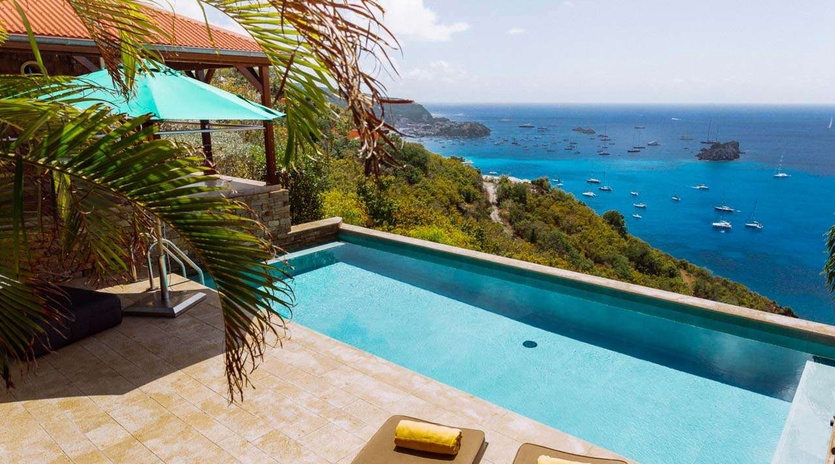 Villa Pool at WV KAN, Colombier, St. Barthelemy