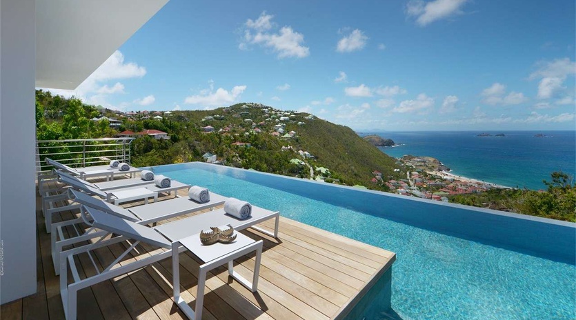 Villa Pool at WV TSO, Colombier, St. Barthelemy