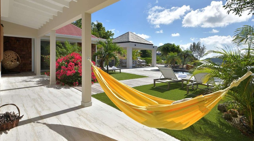 Veranda at WV ALW, Colombier, St. Barthelemy