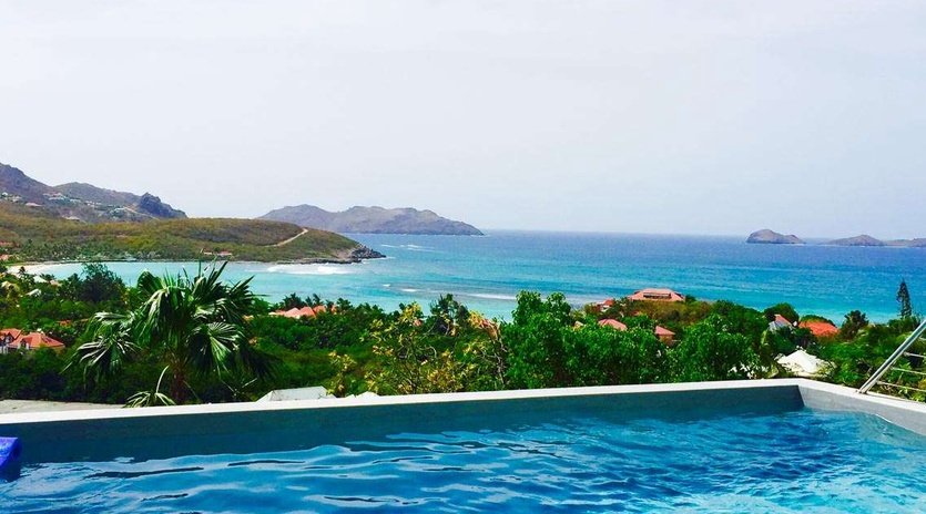 Villa Pool at WV SUA, St. Jean, St. Barthelemy