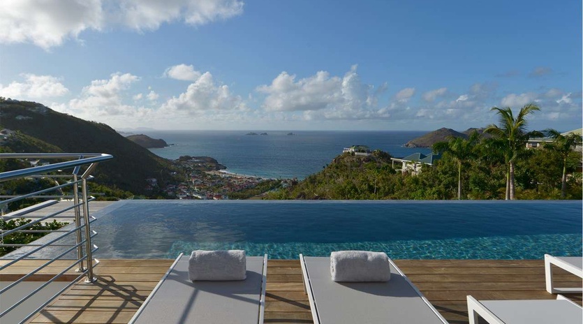 The view from WV TSO, Colombier, St. Barthelemy