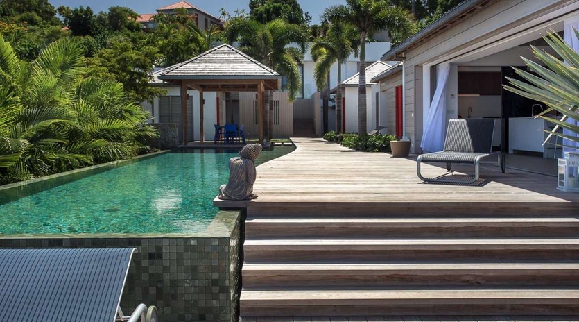 Deck at WV NGE, St. Jean, St. Barthelemy
