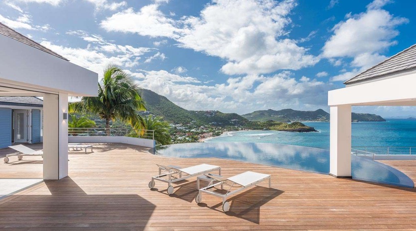 Deck at WV REP, Lorient, St. Barthelemy