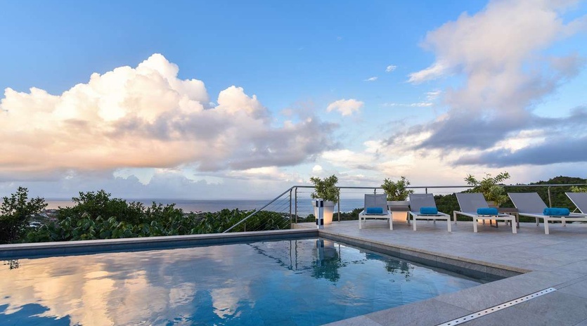 Villa Pool at WV ACR, Vitet, St. Barthelemy