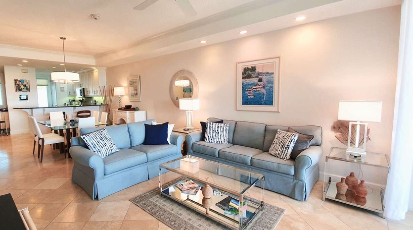 Living Room at TC GRV, Grace Bay/Beachside, Turks & Caicos