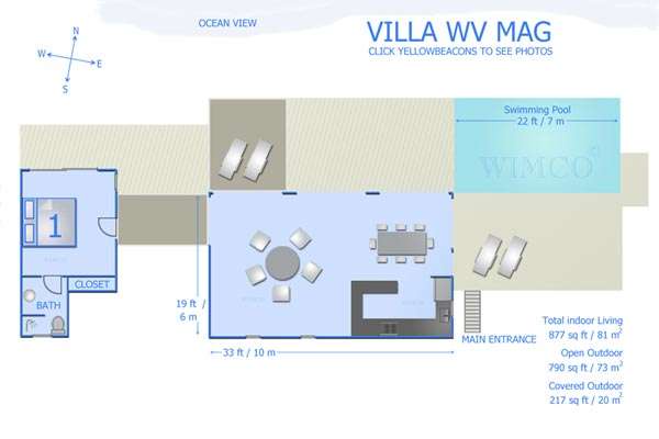 Floorplan of WV MAG, Lorient, St. Barthelemy