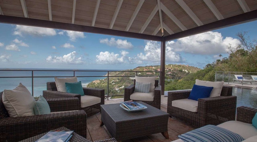 Gazebo at WV GEA, Petite Saline, St. Barthelemy