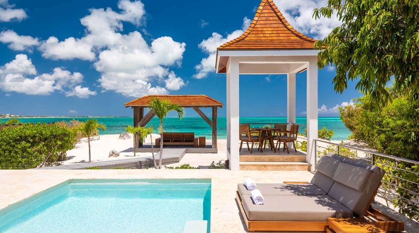 Villa Pool at PL BSK, Grace Bay Turtle Cove, Turks & Caicos