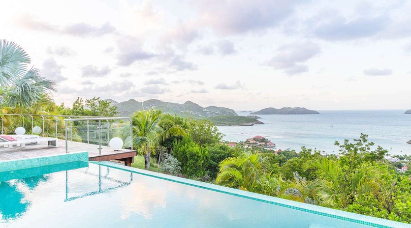 Villa Pool at WV ISI, St. Jean, St. Barthelemy