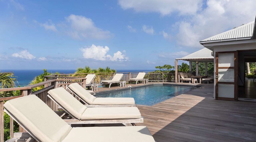 Villa Pool at WV BIB, Vitet, St. Barthelemy