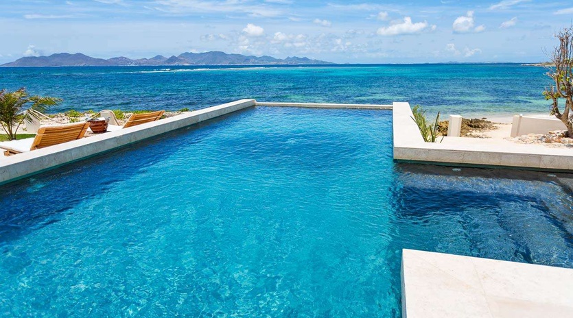 Villa Pool at RIC LIM, Little Harbour, Anguilla