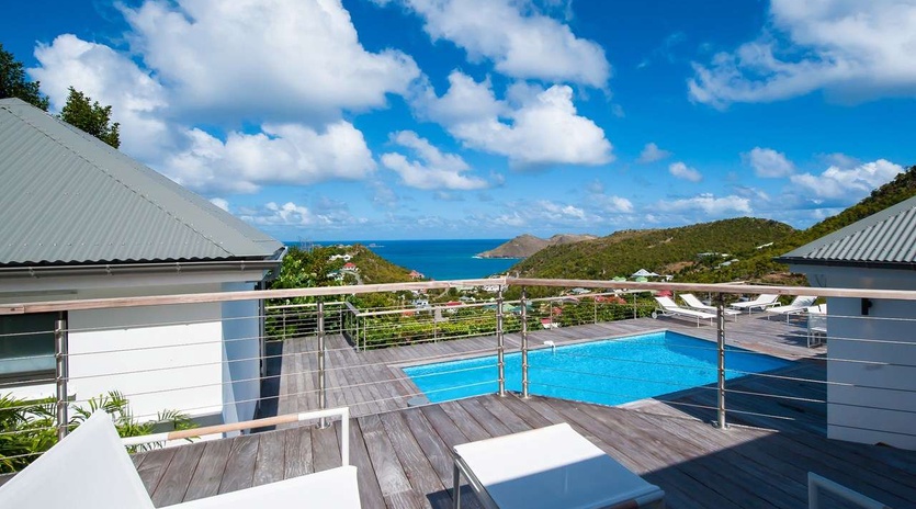 Deck at WV LUM, Flamands, St. Barthelemy