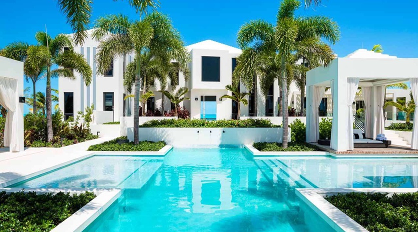 Villa Pool at TC TRI, Long Bay Beach, Turks & Caicos