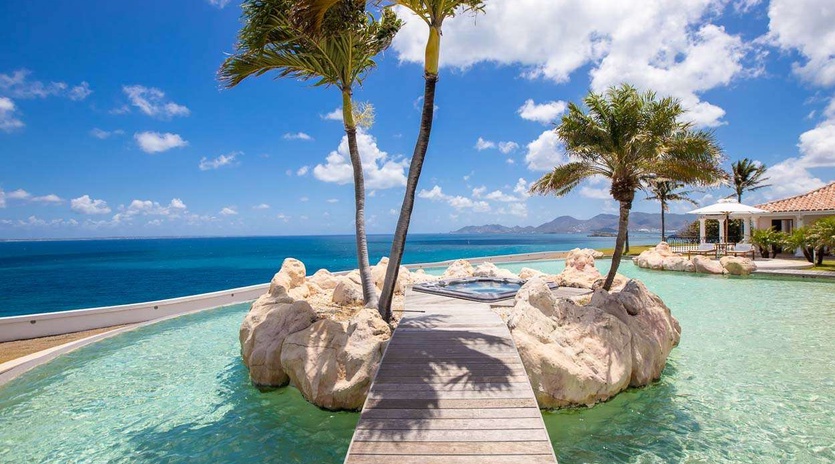 Villa Pool at SXM BET, Hillside/Terres Basses, St. Martin
