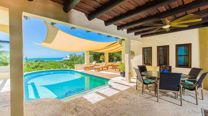 Terrace at TC JSM, Ocean Pt/Taylors, Turks & Caicos