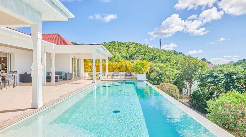 Villa Pool at WV ANK, Colombier, St. Barthelemy