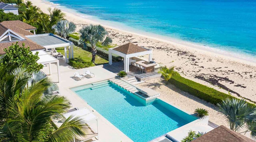 Villa Pool at PIE TNS, Beach Side/Baie Longue, St. Martin