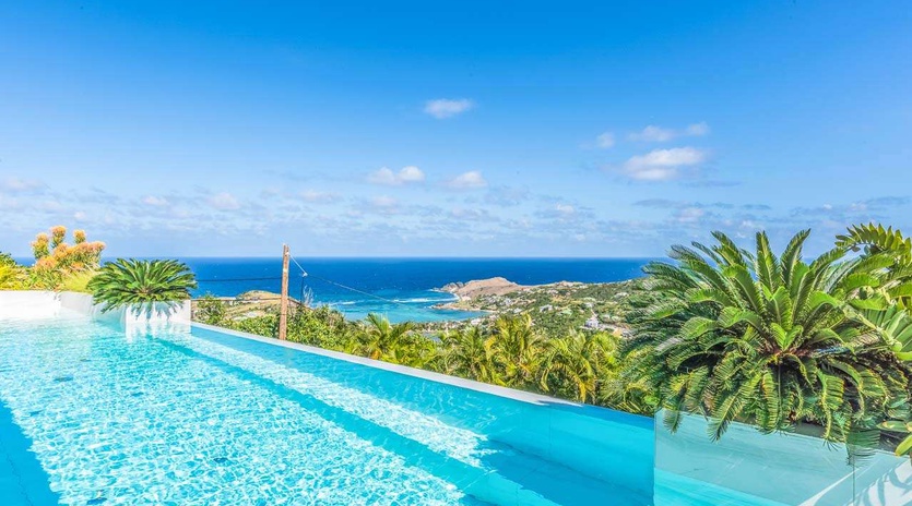 Villa Pool at WV RSD, Vitet, St. Barthelemy