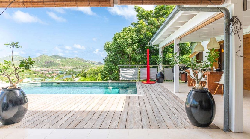 Villa Pool at WV MBL, St. Jean, St. Barthelemy