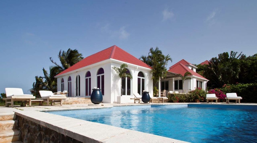 Villa Pool at WV BEV, Mont Jean, St. Barthelemy