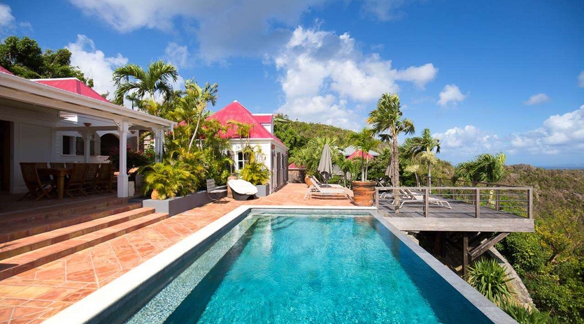 Villa Pool at WV PAS, Lurin, St. Barthelemy