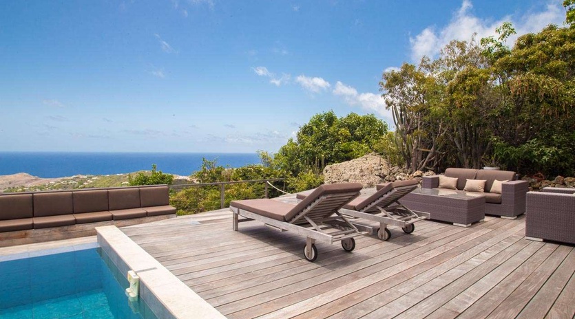 Deck at WV TED, Vitet, St. Barthelemy