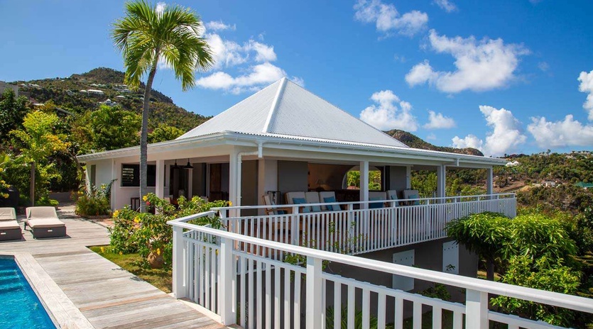 Deck at WV CAR, Lorient, St. Barthelemy