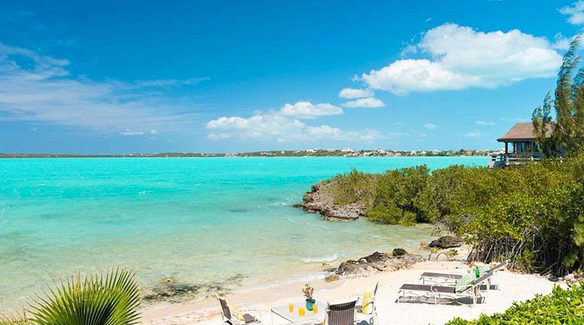 Beach at TC BRI, Chalk Sound/Taylors, Turks & Caicos