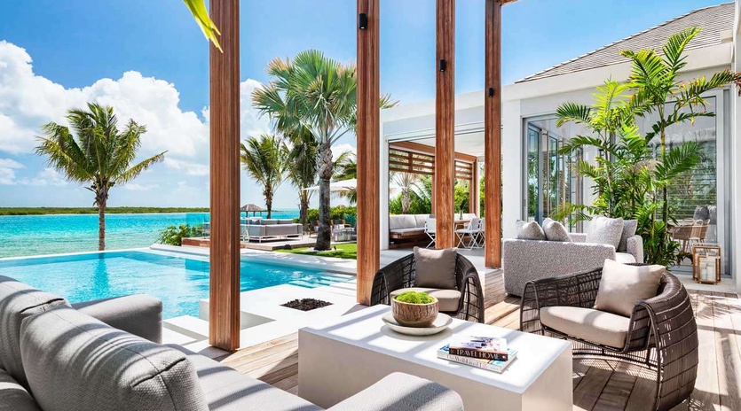 Deck at TC CAB, Grace Bay/Leeward, Turks & Caicos