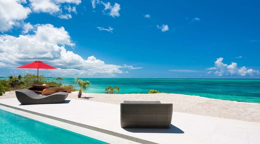 Patio at PL KAN, Grace Bay Turtle Cove, Turks & Caicos